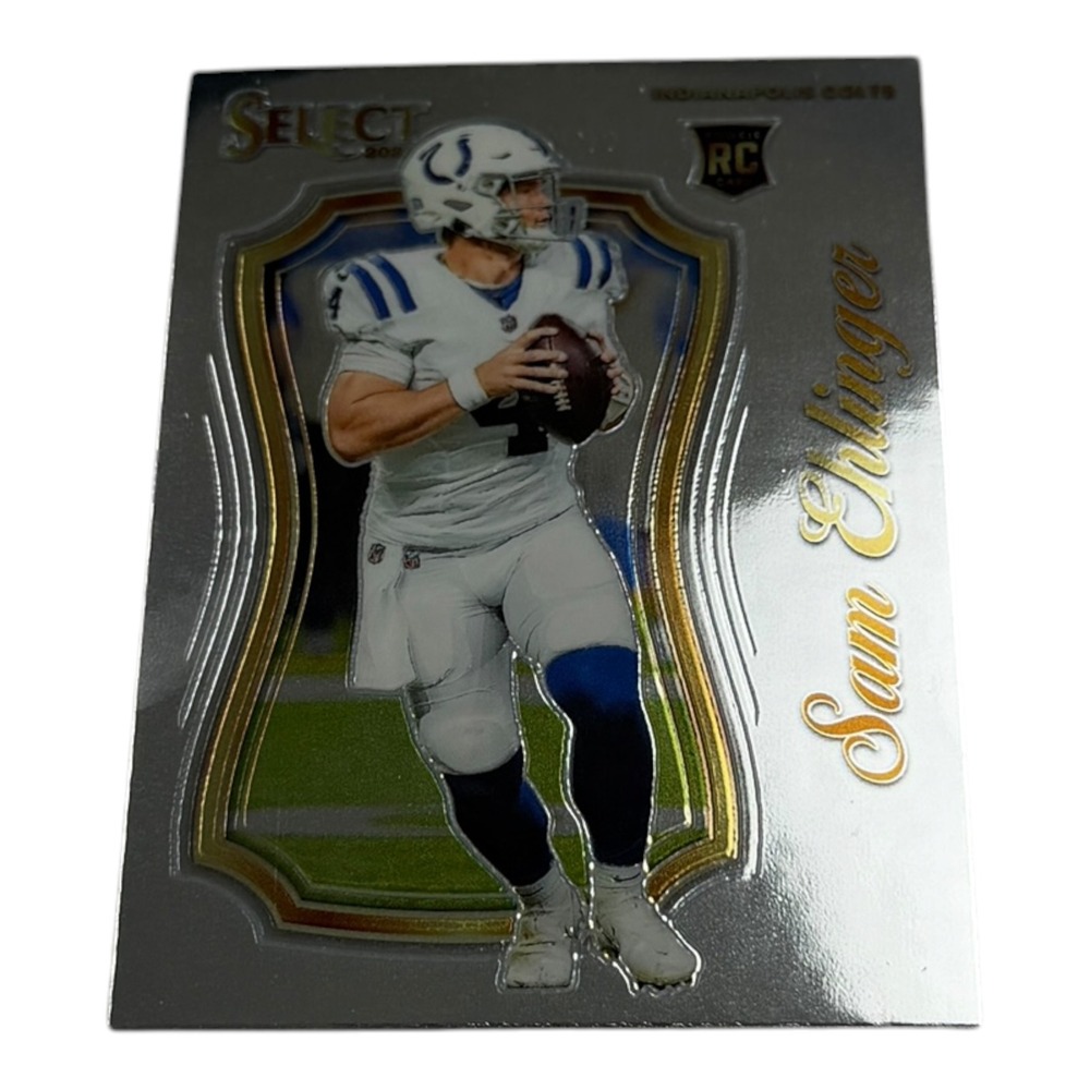 2021 Panini Select Sam Ehlinger Rookie Card RC SCR-25 Indianapolis Colts Silver